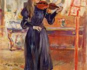 贝尔特 摩里索特 : Studying the Violin